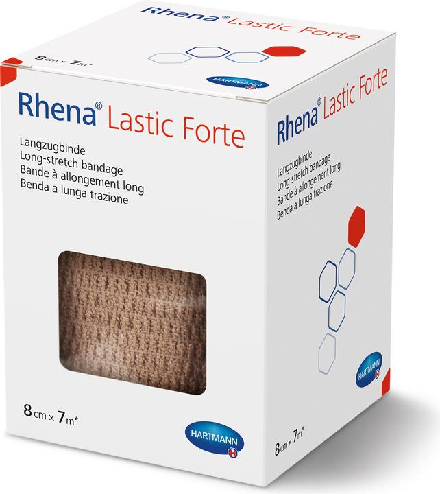 Rhena Lastic Forte 8cmx7m hautfarbig