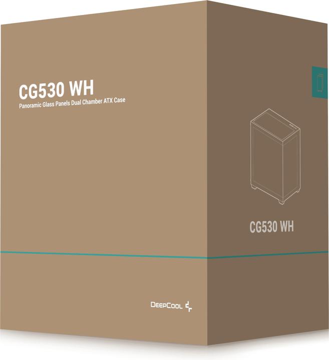 Actual product image NoName CG530 wh (weiss) (ITX, ATX, mATX)
