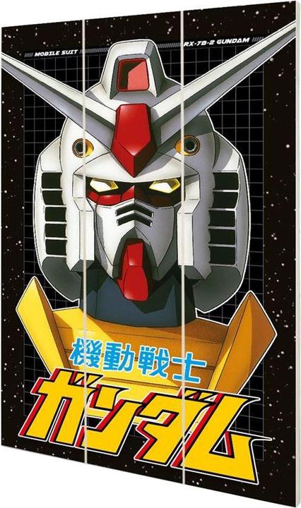 Gundam Space Quadrants Wood Print (29.5 x 20 cm)