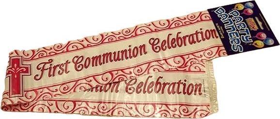 Image du produit Generic Bannière de première communion avec croix