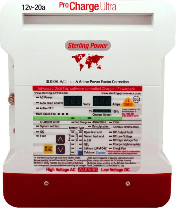 Actual product image Sterling Power Pro Charge Ultra | 48V 15A Ladegerät (15 A)