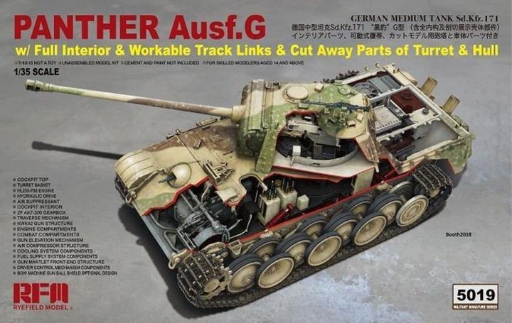Image du produit Rye Field Model Panther Ausf.G with full interior & cut away parts