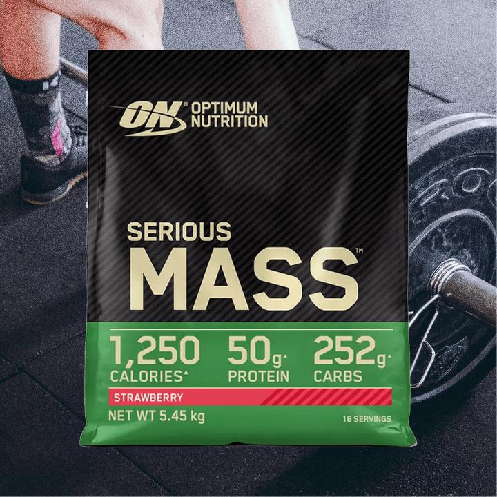 Image du produit Optimum Nutrition Serious Mass (Fraise, 1 pcs, 5454 g)