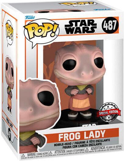 Actual product image Funko POP! Star Wars The Mandalorian Frog Lady (487) EXM