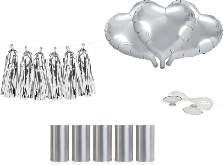 Image du produit Partydeco Kit de décoration de voiture pour les mariages DIY