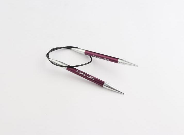 Actual product image Knitpro Circular knitting needle ZING coral