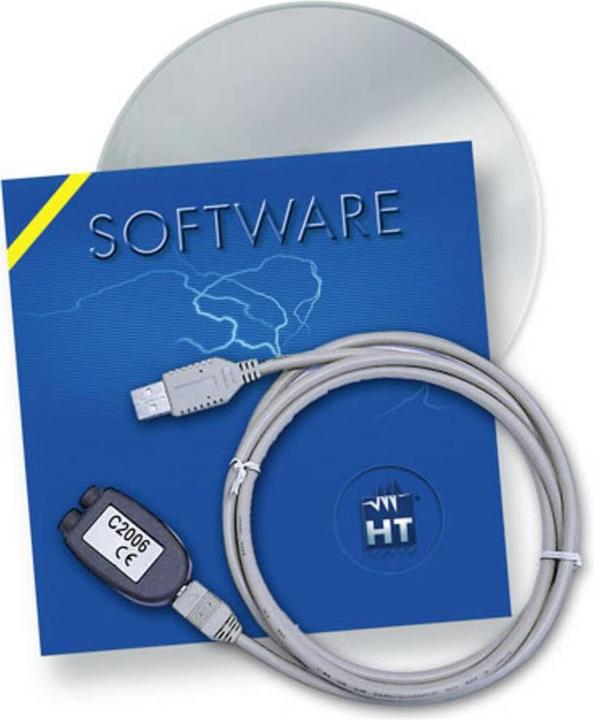 Immagine prodotto HT Instruments Software e cavo di interfaccia ottica a USB (C2006) (Linea di misura)