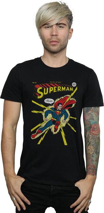 Actual product image Mens Superman No. 32 Cover T-Shirt (S)