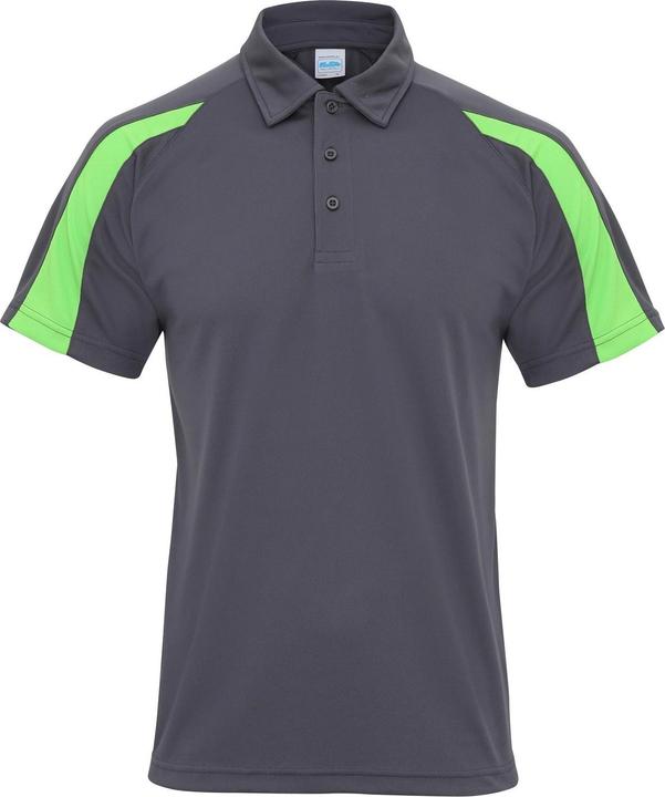 Awdis Just Cool Kurzarm Polo Shirt mit Kontrast Panel