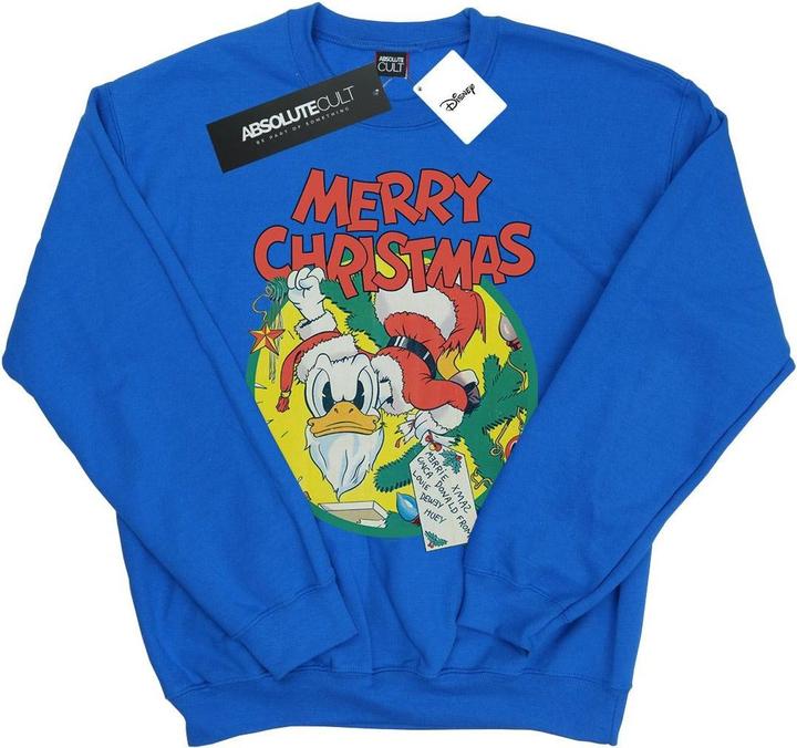 Immagine prodotto Disney Donald Duck Merry Christmas Felpa Ragazze (140, 146)