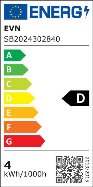 Etichetta energetica EVN-Lichttechnik Striscia LED (Bianco, 500 cm, Interno)