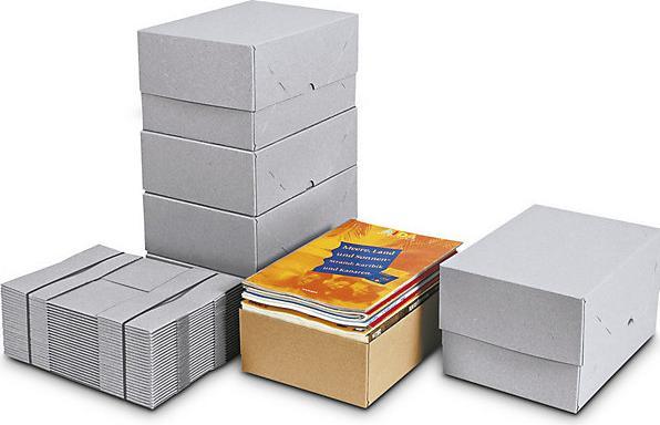 Actual product image kaiserkraft Quick-erect box with push-on lid, variable height, internal dimensions 430 x 305 (A3, 1 x)