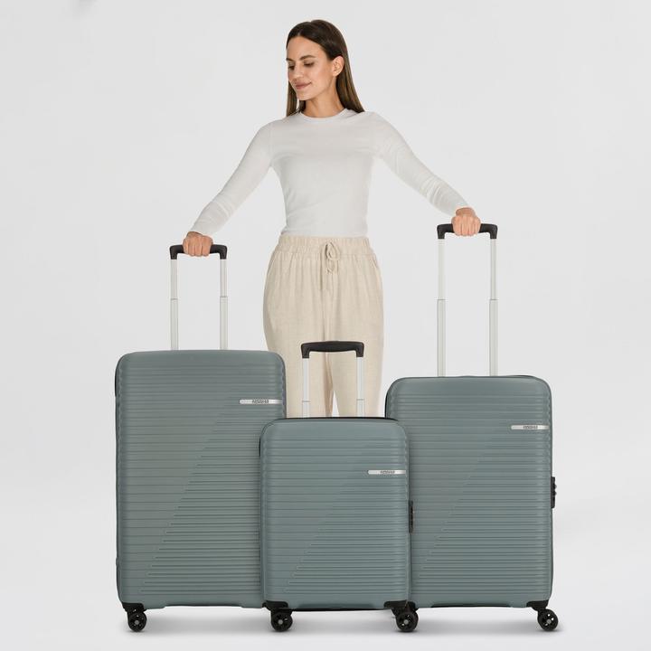 Immagine prodotto American Tourister Liftoff 4 Rollen Kofferset 3-teilig mit Dehnfalte (208 l, XL (da 115l))