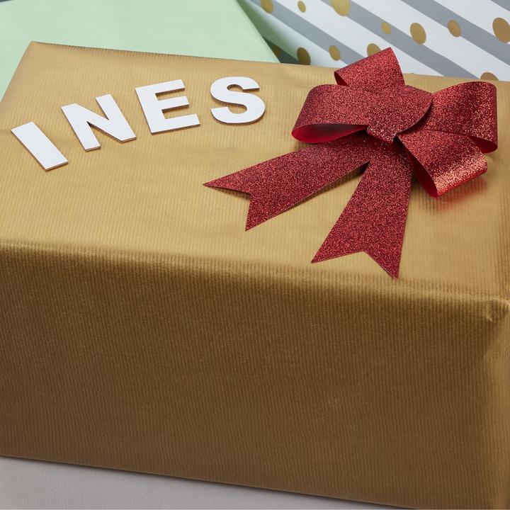 Actual product image Relaxdays 208 pcs. wooden letters