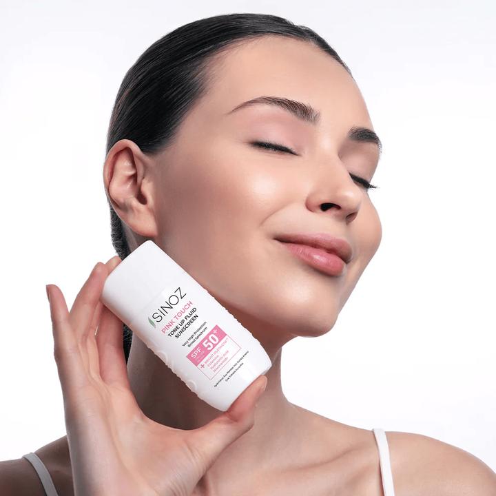 Immagine prodotto Sinoz Pink Touch Tone Up Sun Cream (Crema solare, SPF 50+, 50 ml)