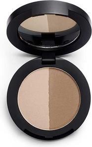 Actual product image Makeup Revolution Duo Eyebrow Powder Medium Brown