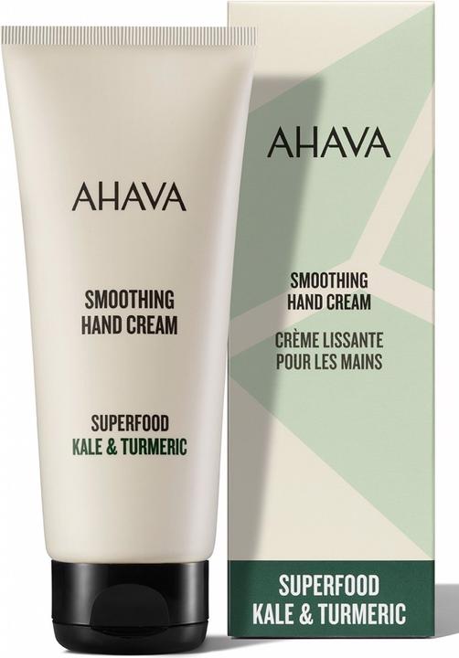 Ahava Superfood Smoothing Hand Cream "Kale & Turmeric" - Glättend und nährende Handcreme (100 ml)