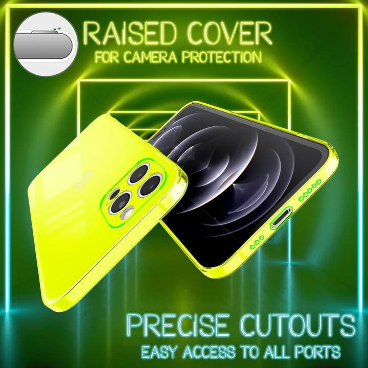 Immagine prodotto Nalia Custodia per cellulare al neon chiaro (Apple iPhone 12 Pro)