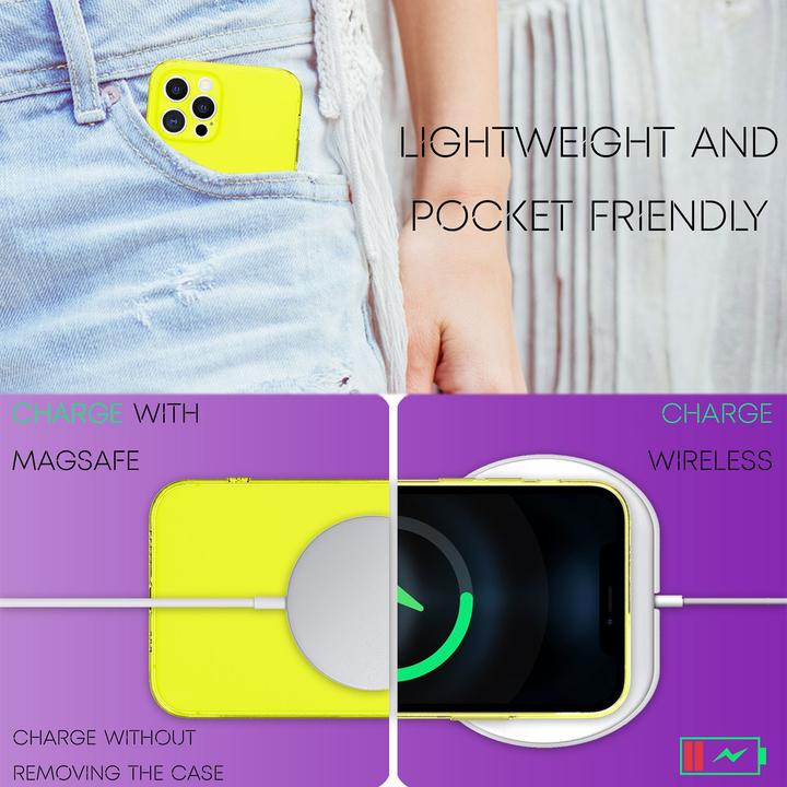 Immagine prodotto Nalia Custodia per cellulare al neon chiaro (Apple iPhone 12 Pro)