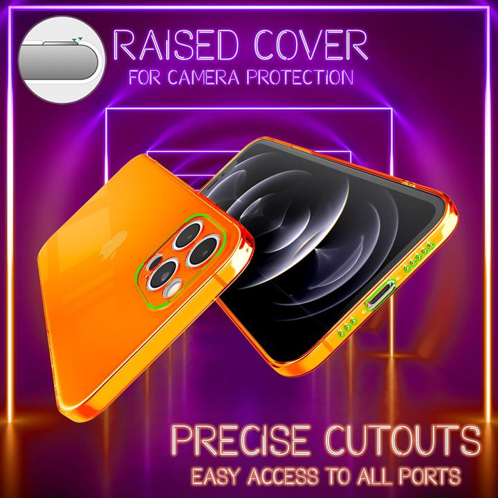 Produktbild Nalia Klare Neon Handyhülle (Apple iPhone 12 Pro)