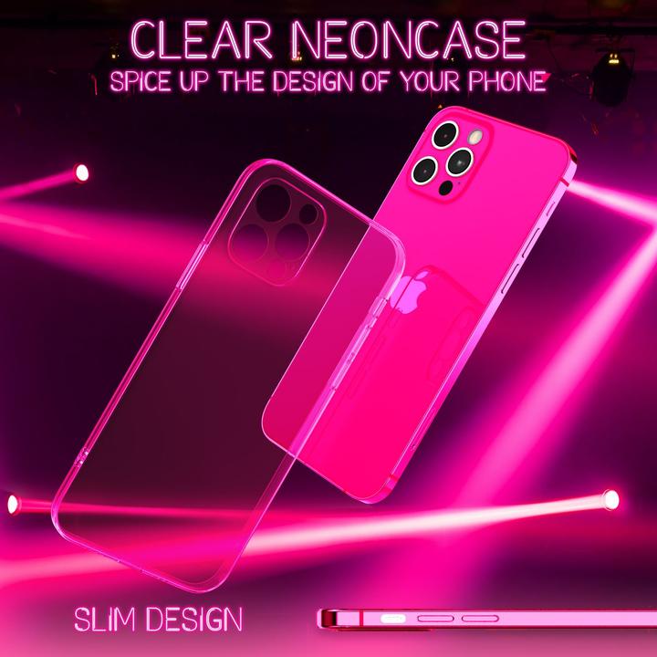 Actual product image Nalia Clear neon cell phone case (Apple iPhone 12 Pro)