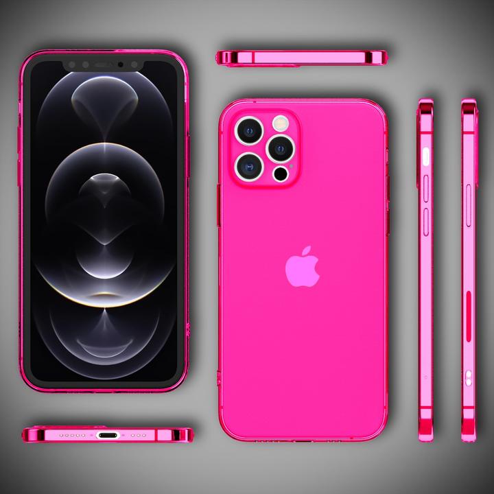 Actual product image Nalia Clear neon cell phone case (Apple iPhone 12 Pro)