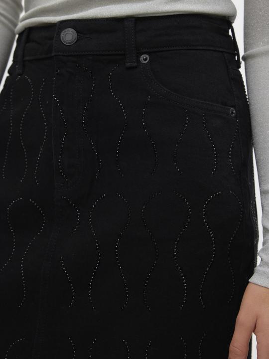 Immagine prodotto Vero Moda VMTESSA Gonna corta a vita alta in denim (M)