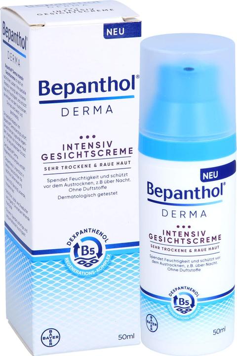 Actual product image Bepanthol Derma Intensive Face Cream, 1X50 ml CRE (50 ml, 24h cream)