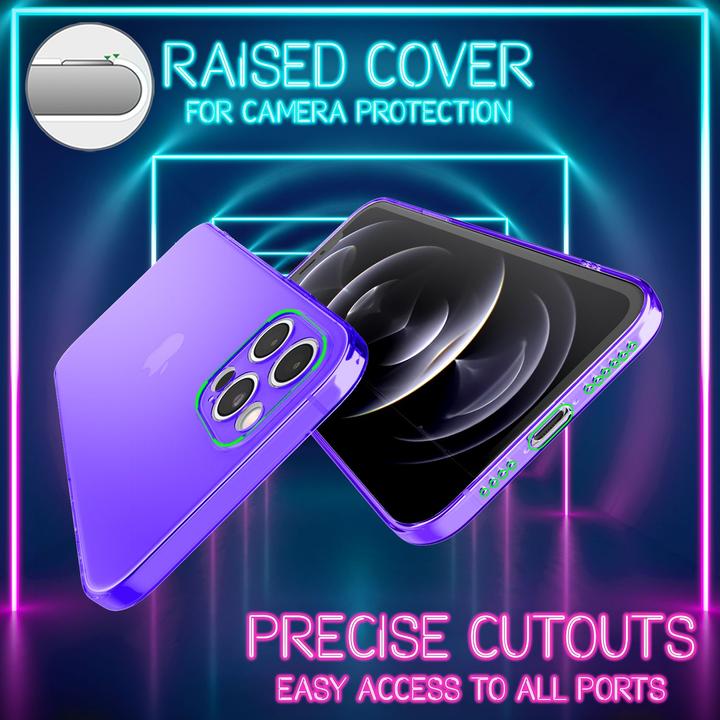Produktbild Nalia Klare Neon Handyhülle (Apple iPhone 12 Pro Max)