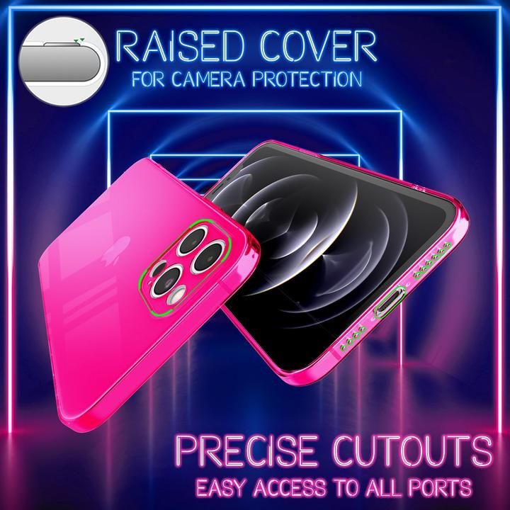Produktbild Nalia Klare Neon Handyhülle (Apple iPhone 12 Pro Max)