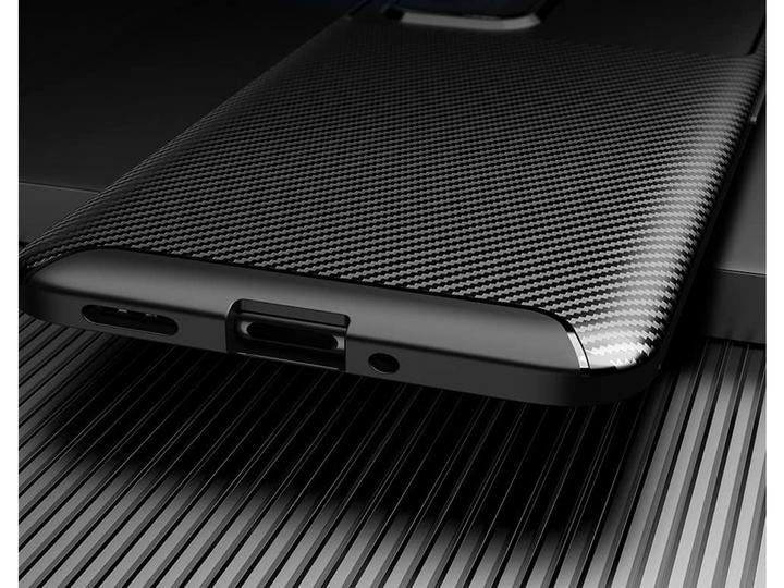 Actual product image Screenguard Oppo A94 5G Hull Carbon Design TPU Case (Oppo A94 5G)