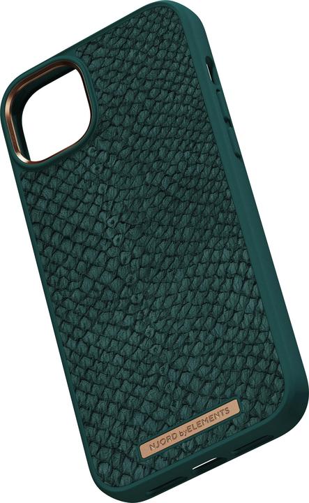 Immagine prodotto Njord Custodia rigida Salm.Leather Magsafe verde (Apple iPhone 14 Plus)
