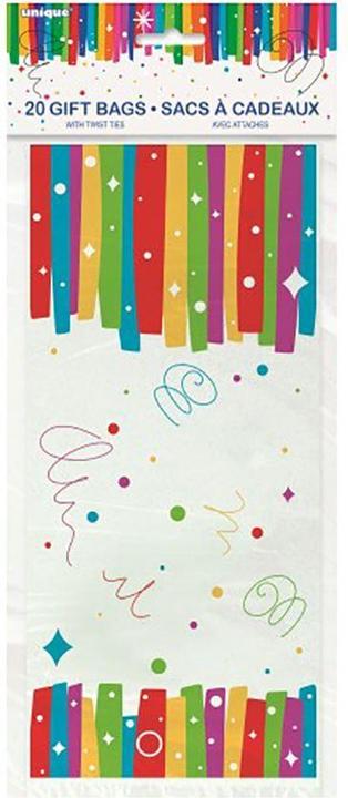 Actual product image Unique Multicolor cellophane bags (20 pieces)