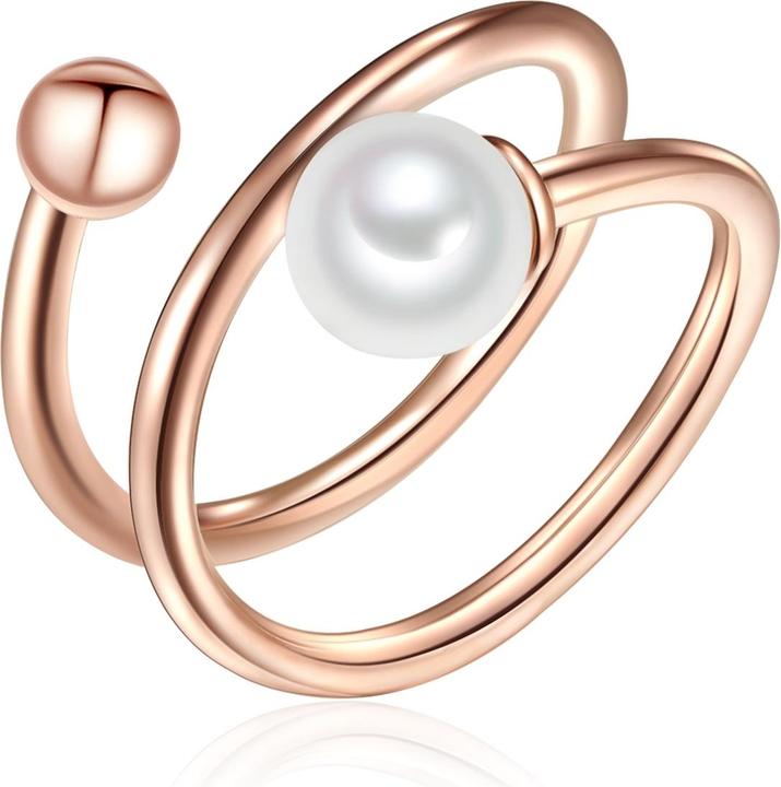 Lulu & Jane Sterling Silber Süsswasser-Zuchtperle roségold - 33382