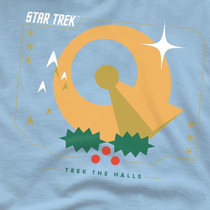 Actual product image Star Trek: The Original Series Mens Trek The Halls Christmas T-Shirt (S)