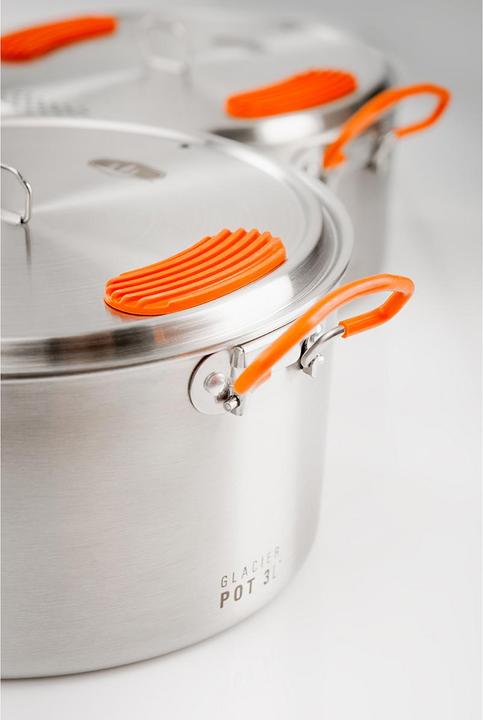 Image du produit GSI Glacier Stainless Base Camper Medium Batterie de cuisine