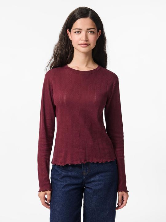 Image du produit Pieces Pcmarie Ls O-Neck Poin Top Jrs Noos Bc (XL)