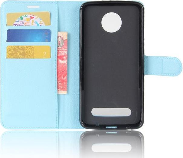 Produktbild MU Classic Leder Hülle mit Litchitextur (Motorola Moto Z2 Play)