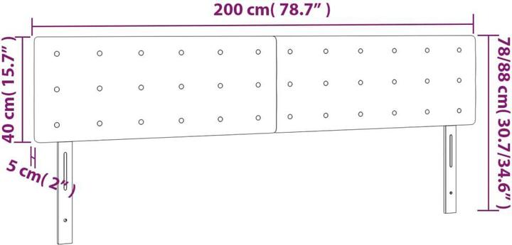 Immagine prodotto VidaXL Raiden (200 x 5 x 88 cm)