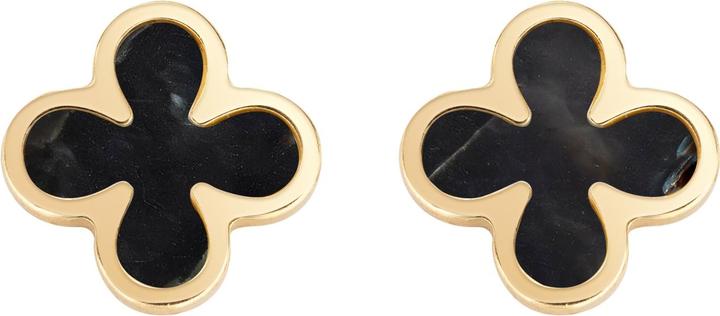 Amen Mother of Pearl Flower Ohrstecker (Silber 925)