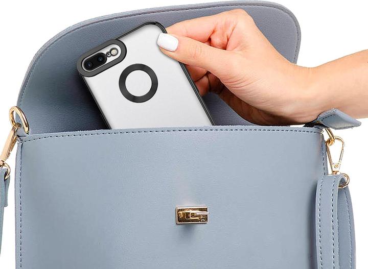 Actual product image Cadorabo TPU Chrome Case with Camera Protector for Apple iPhone 7 PLUS / 7S PLUS / 8 PLUS (Apple iPhone 7 Plus, Apple iPhone 7s Plus)