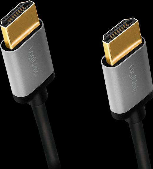 Actual product image LogiLink Highspeed HDMI cable with Ethernet (2 m, HDMI)
