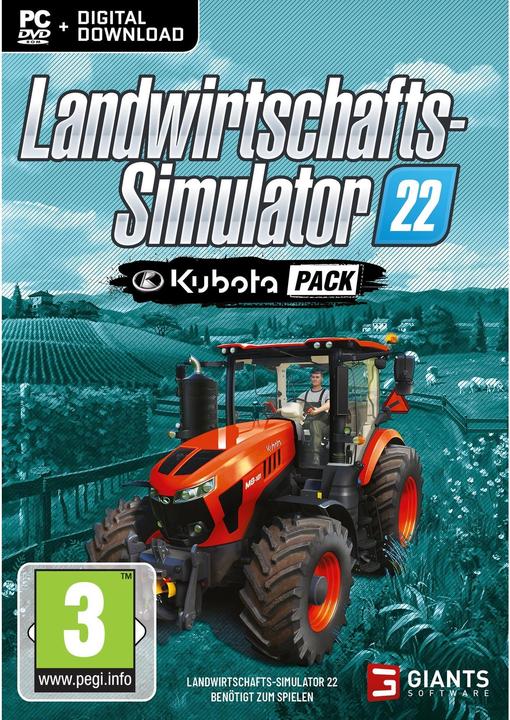 Giants Software Landwirtschafts-Simulator 22 - Kubota Pack (PC, DE)
