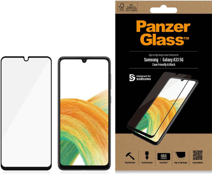 Actual product image PanzerGlass Case Friendly AB (1 Piece, Samsung Galaxy A33 5G)