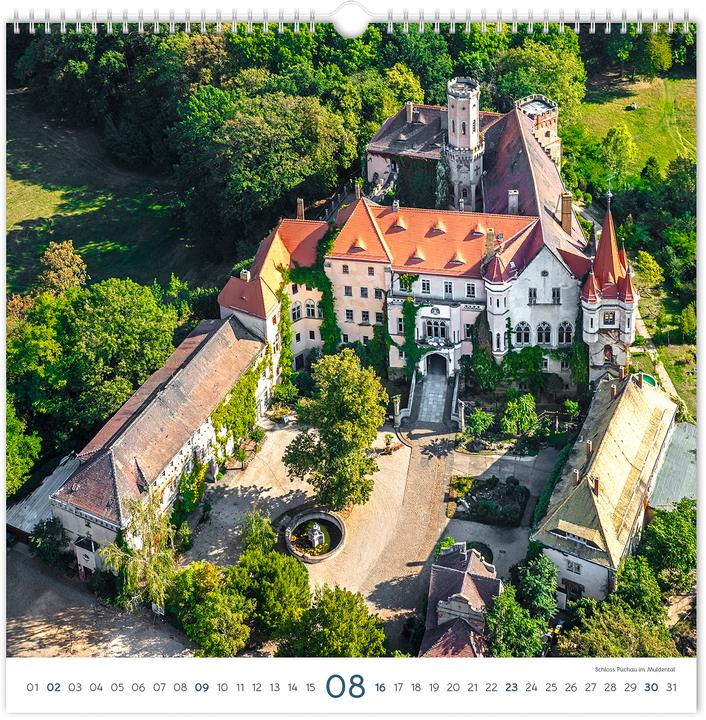 Image du produit Kalender Burgen und Schlsser Sachsen 2026 (30 x 30 cm, Allemand)