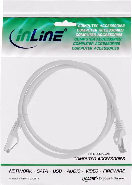 Actual product image InLine Patch cable (S/FTP, CAT8.1, 0.30 m)