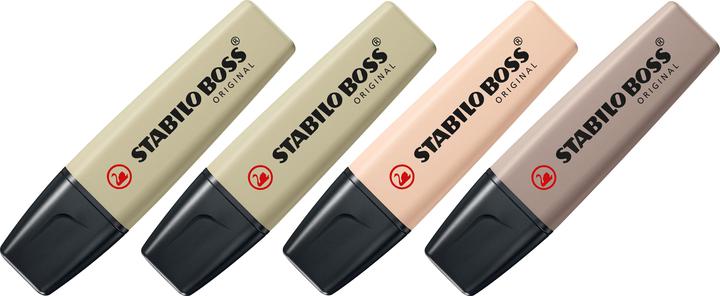 Actual product image STABILO BOSS NATURE COLORS - Highlighter (colour assorted, 5 mm, 3 x)
