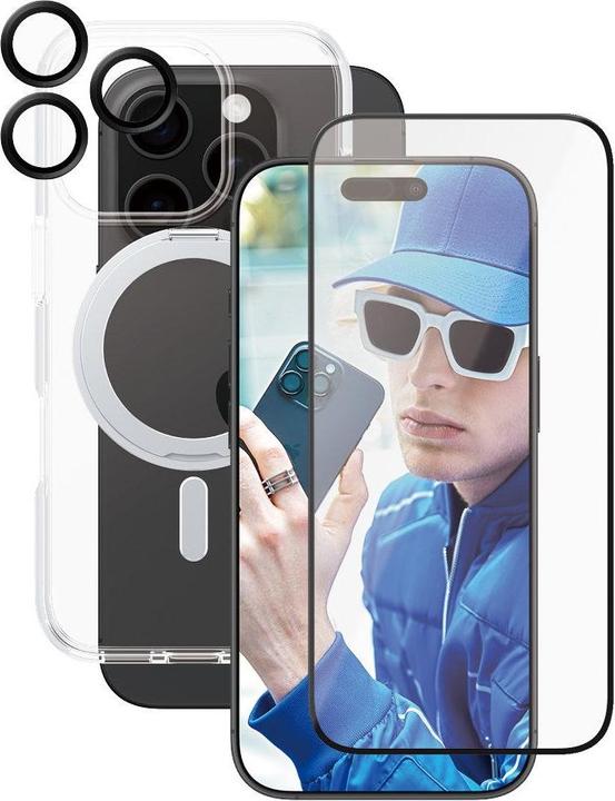 Produktbild PanzerGlass CARE Feature 3-in-1 Ceramic Bundle iPhone '24 6.3" Pro (1 Stück, Apple iPhone 16 Pro)