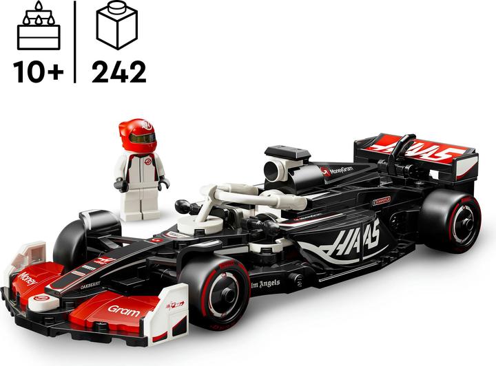 Immagine prodotto LEGO MoneyGram Haas F1Team VF-24 Rennauto (77250, LEGO Speed Champions)