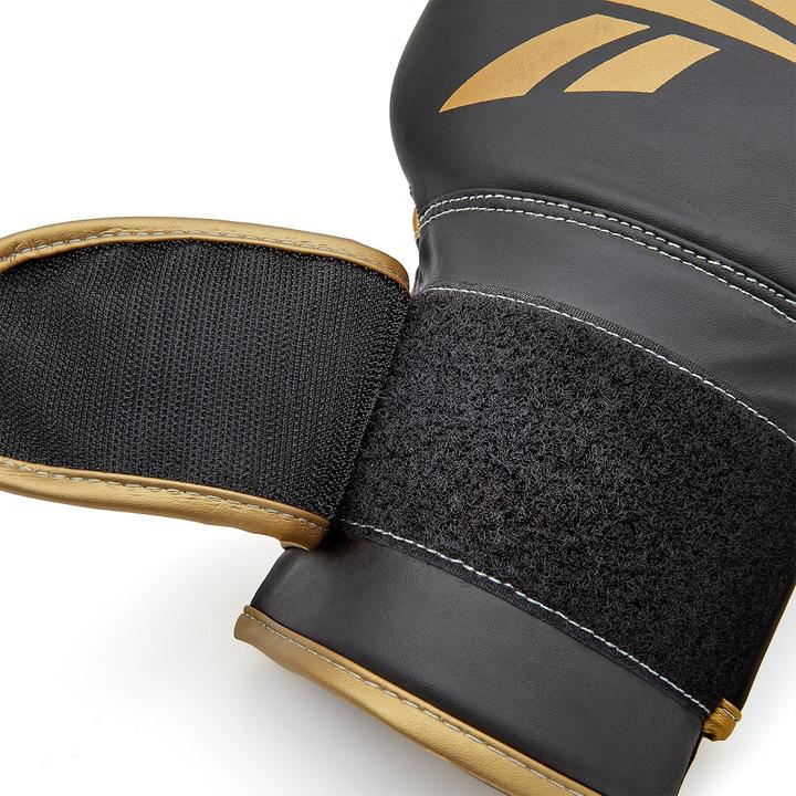 Actual product image Reebok Boxing Gloves Black/Gold (16 OZ)